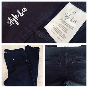 Style & Co Pull on Boyfriend Jeans